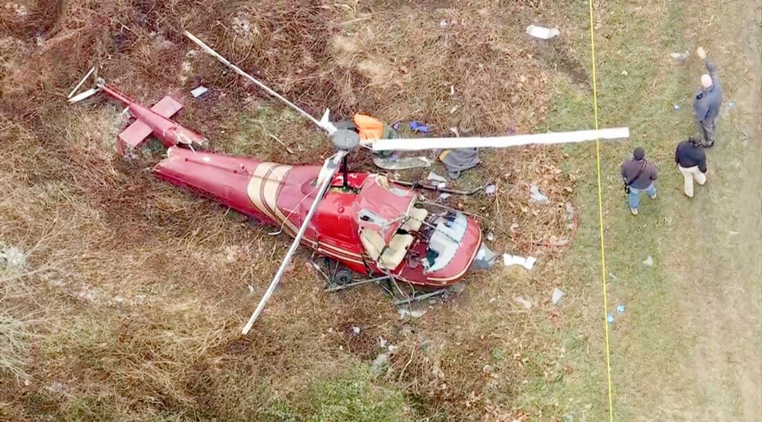 Midair helicopter crash in New Jersey leaves 1 dead and another ...